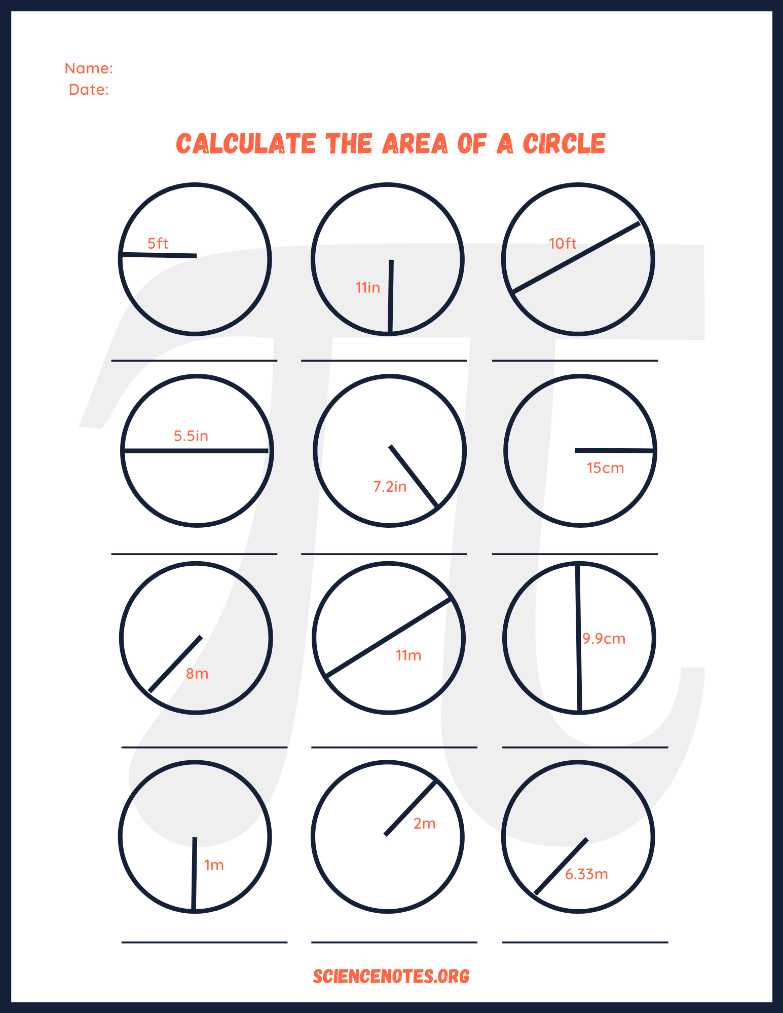 Area Of A Circle Worksheets Library Area Of A Circle Worksheets Library