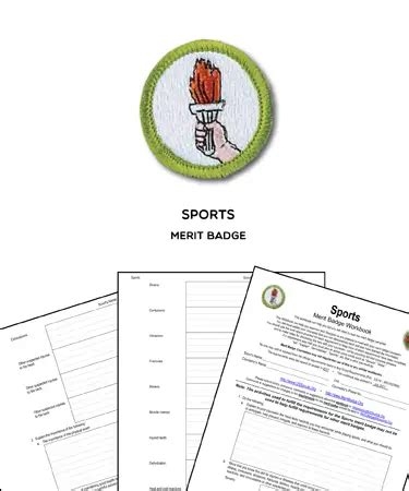 Athletics Merit Badge Worksheet Books Pamphlets Merit Badge Athletics Merit Badge Worksheet Books Pamphlets Merit Badge