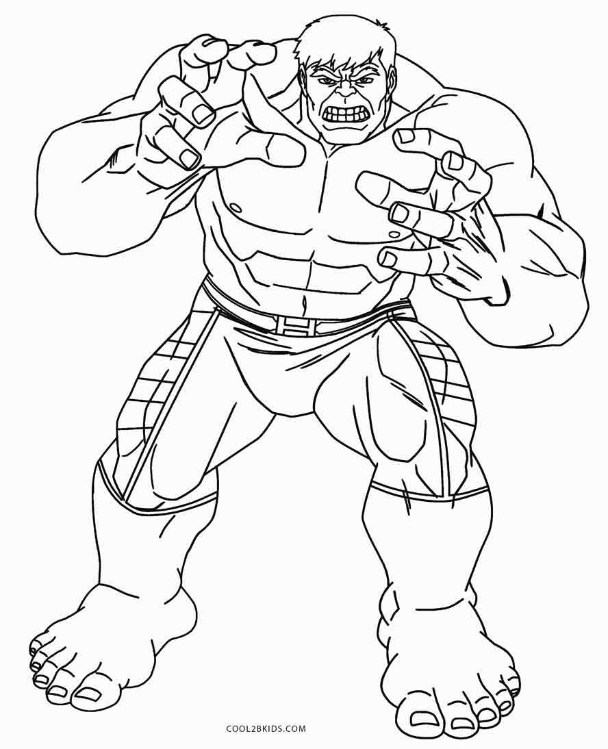 Avengers Hulk Coloring Pages At GetColorings Free Printable 