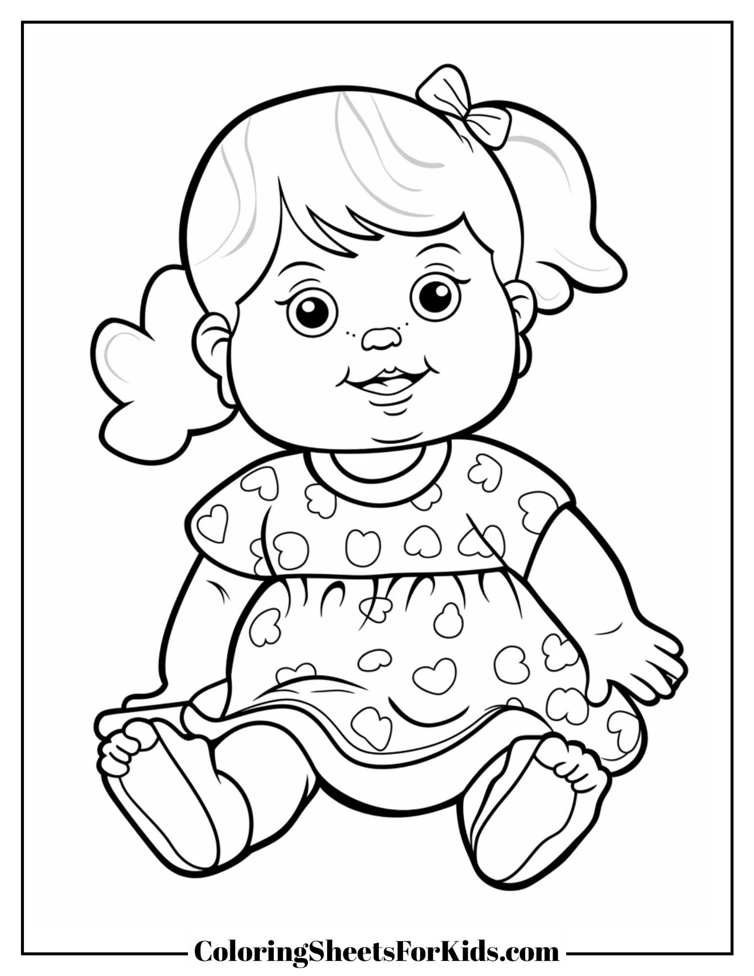 Baby Doll Coloring Pages Printable Coloring Pages FREE Baby Doll Coloring Pages Printable Coloring Pages FREE