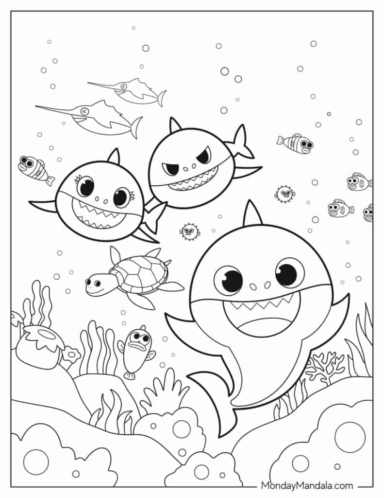 Baby Shark Coloring Pages Baby Shark Halloween Coloring Pages Baby Shark Coloring Pages Baby Shark Halloween Coloring Pages