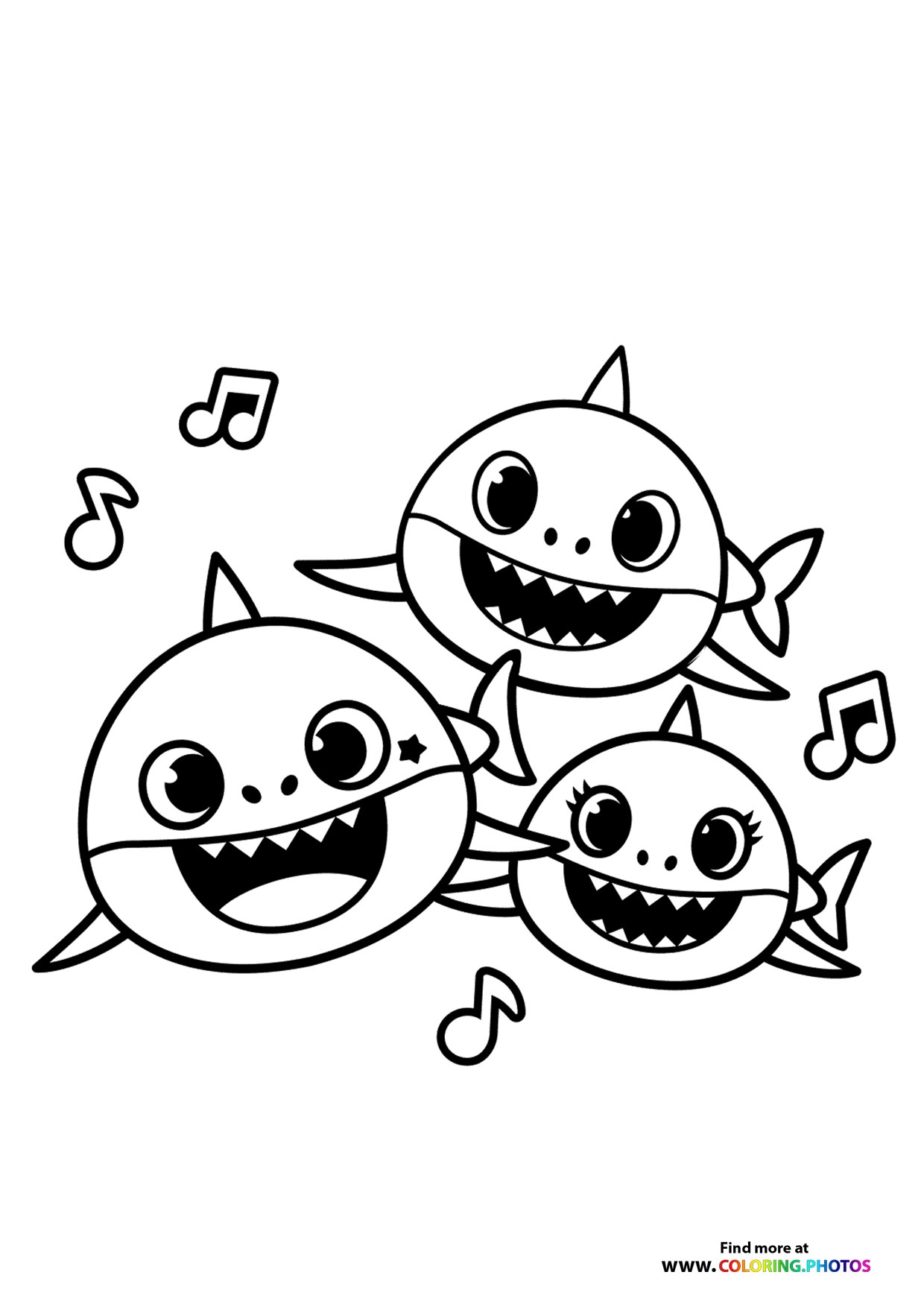 baby shark coloring pages baby shark coloring pages