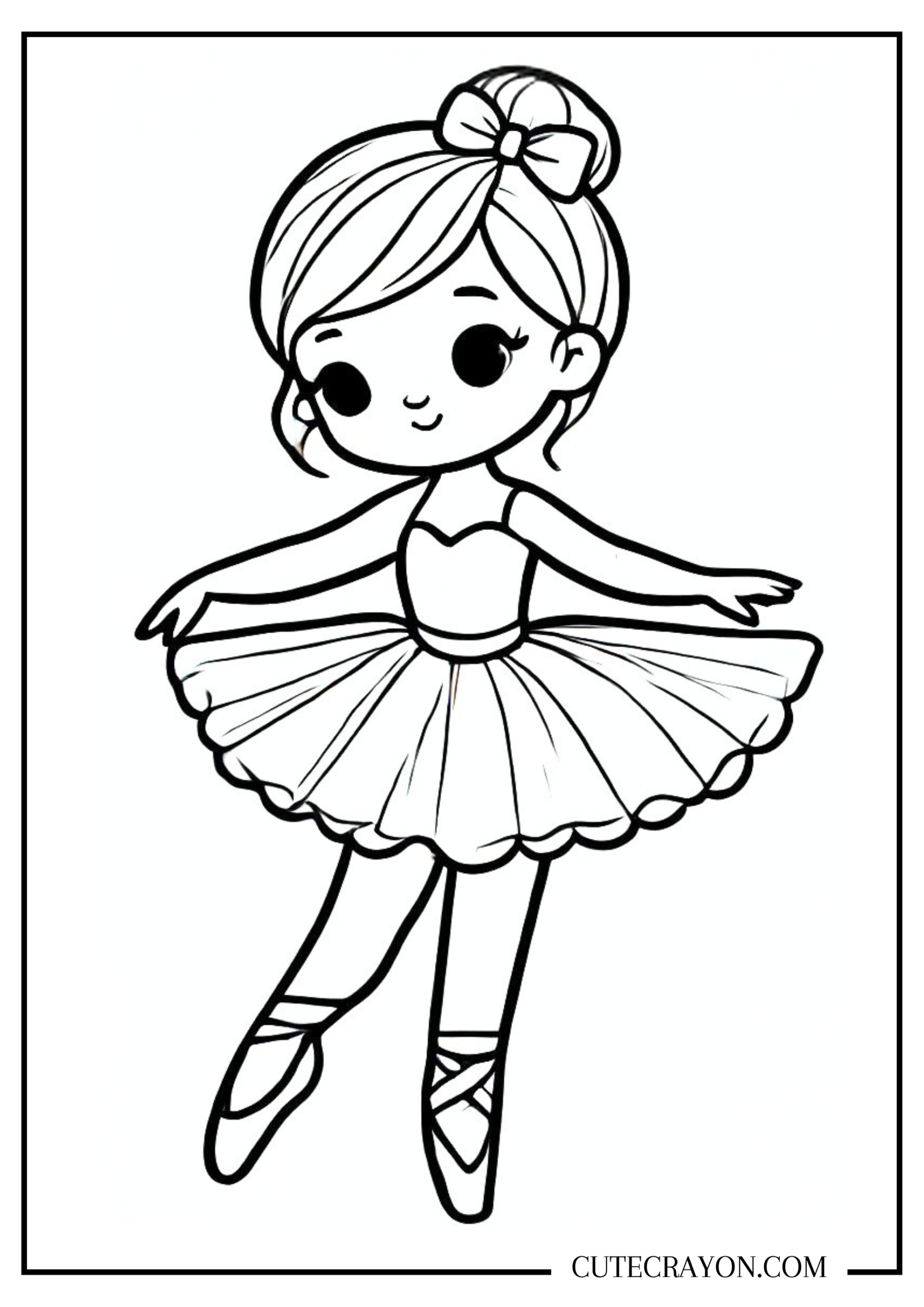 Ballerina Coloring Pictures 5579415 Clipart Library