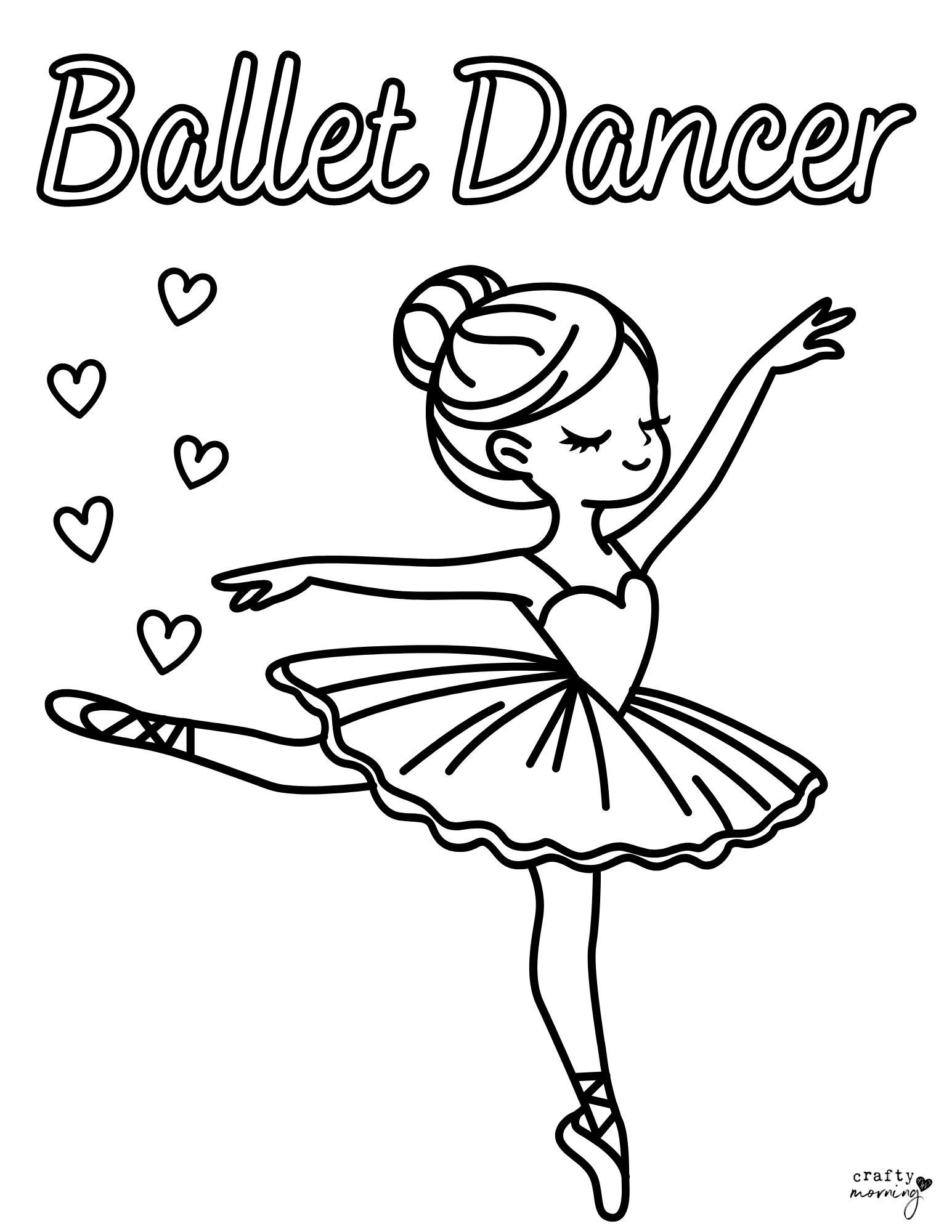 Ballet Ballerina Coloring Pages 2025 