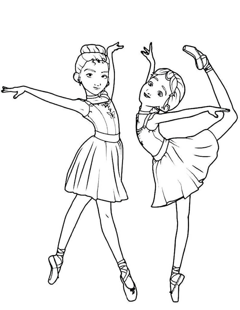 Ballet Coloring Pages Printable Bring The Grace And Beauty Of Dance To 
