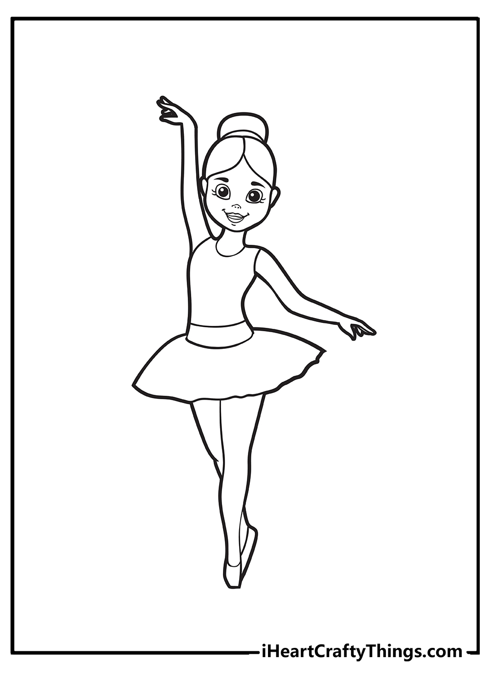 Ballet Dancer Coloring Pages