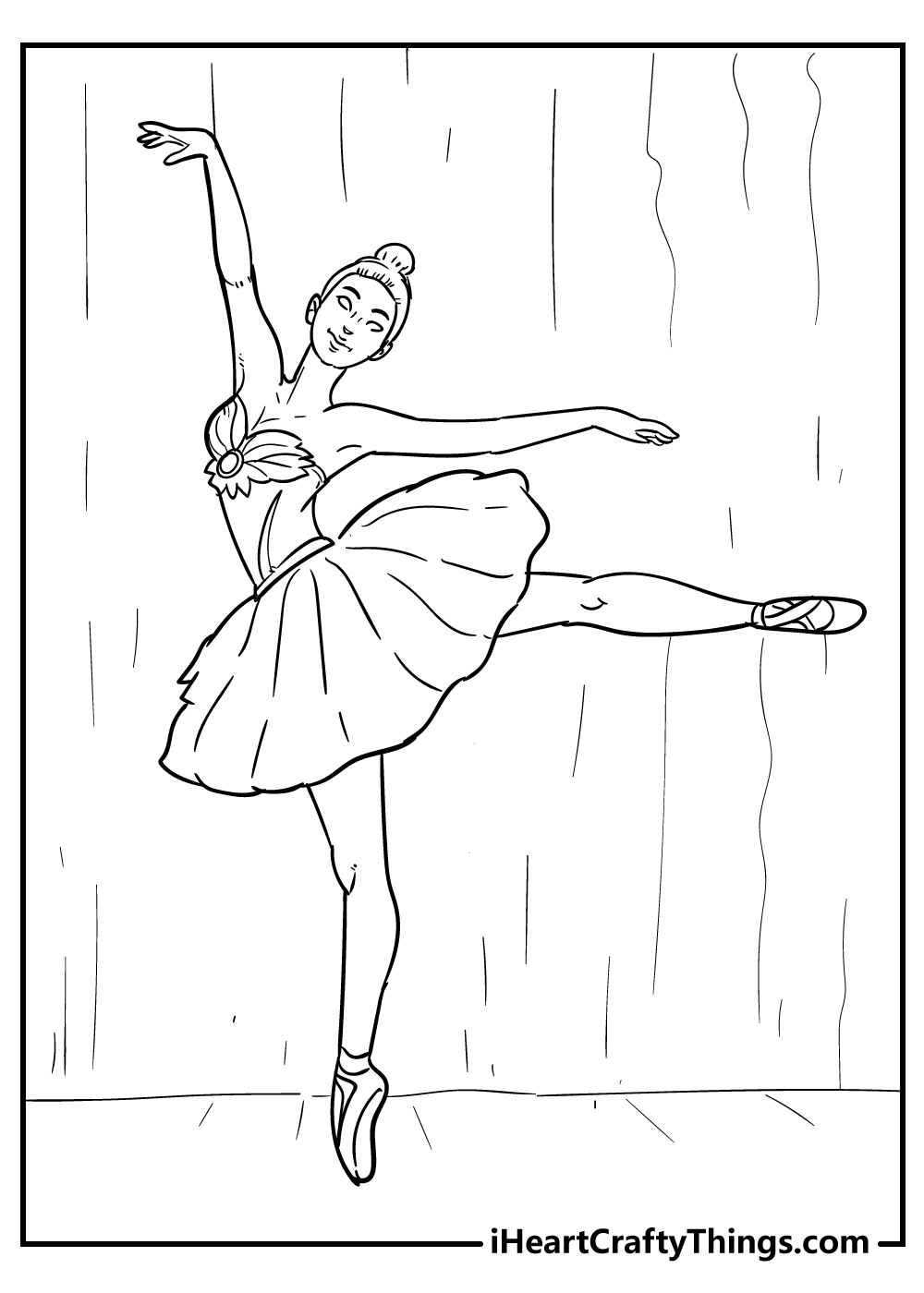 Ballet Dancer Coloring Pages
