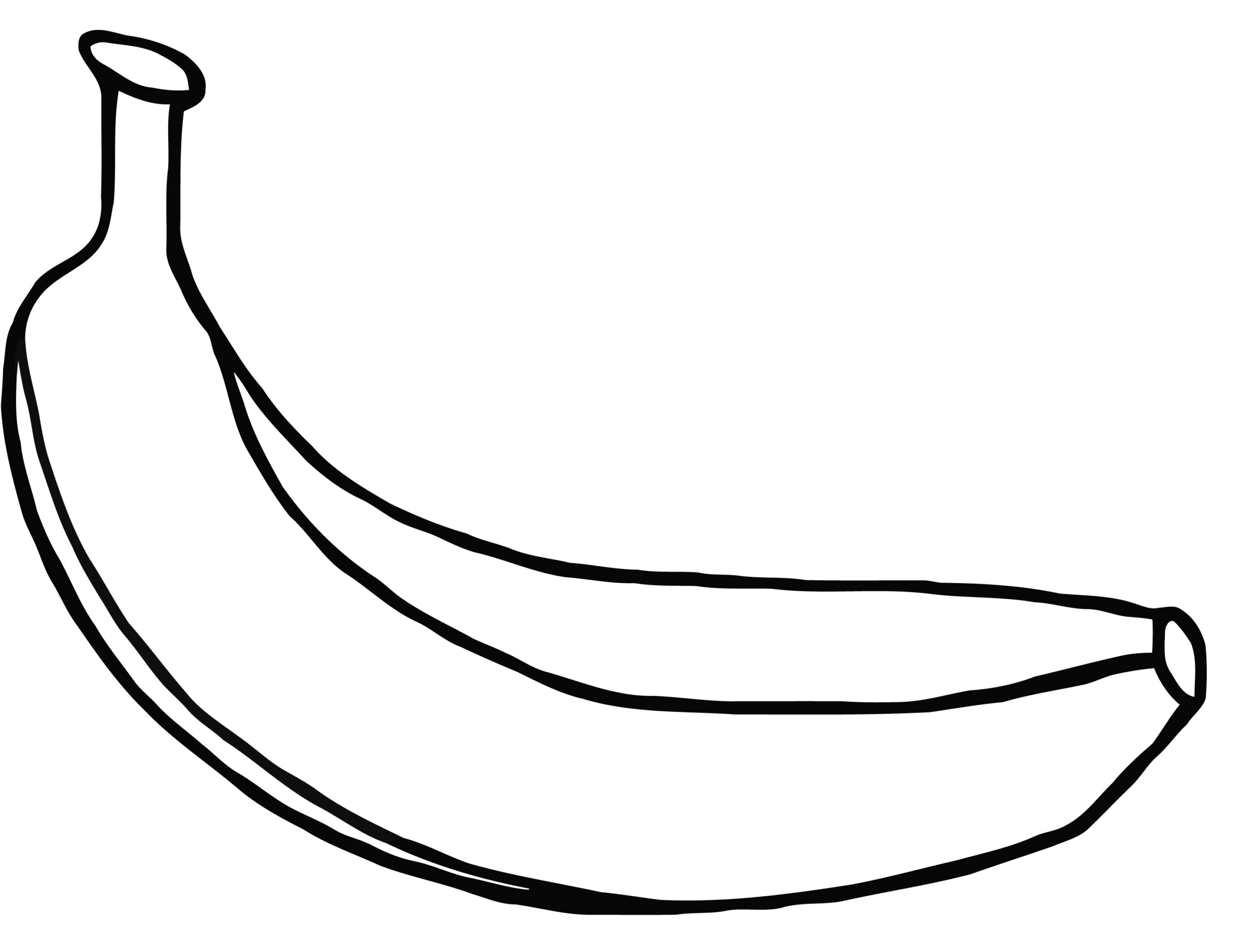 Banana Coloring Page At GetColorings Free Printable Colorings 