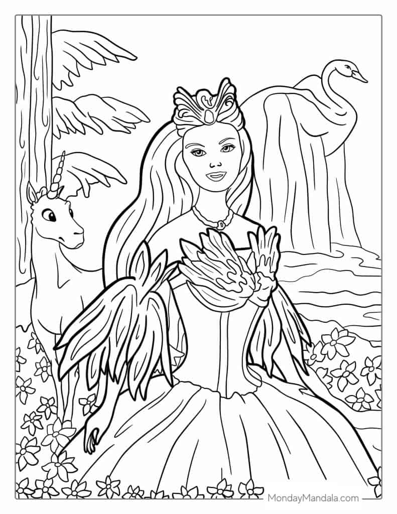 Barbie Colouring Pages Infoupdate Barbie Colouring Pages Infoupdate