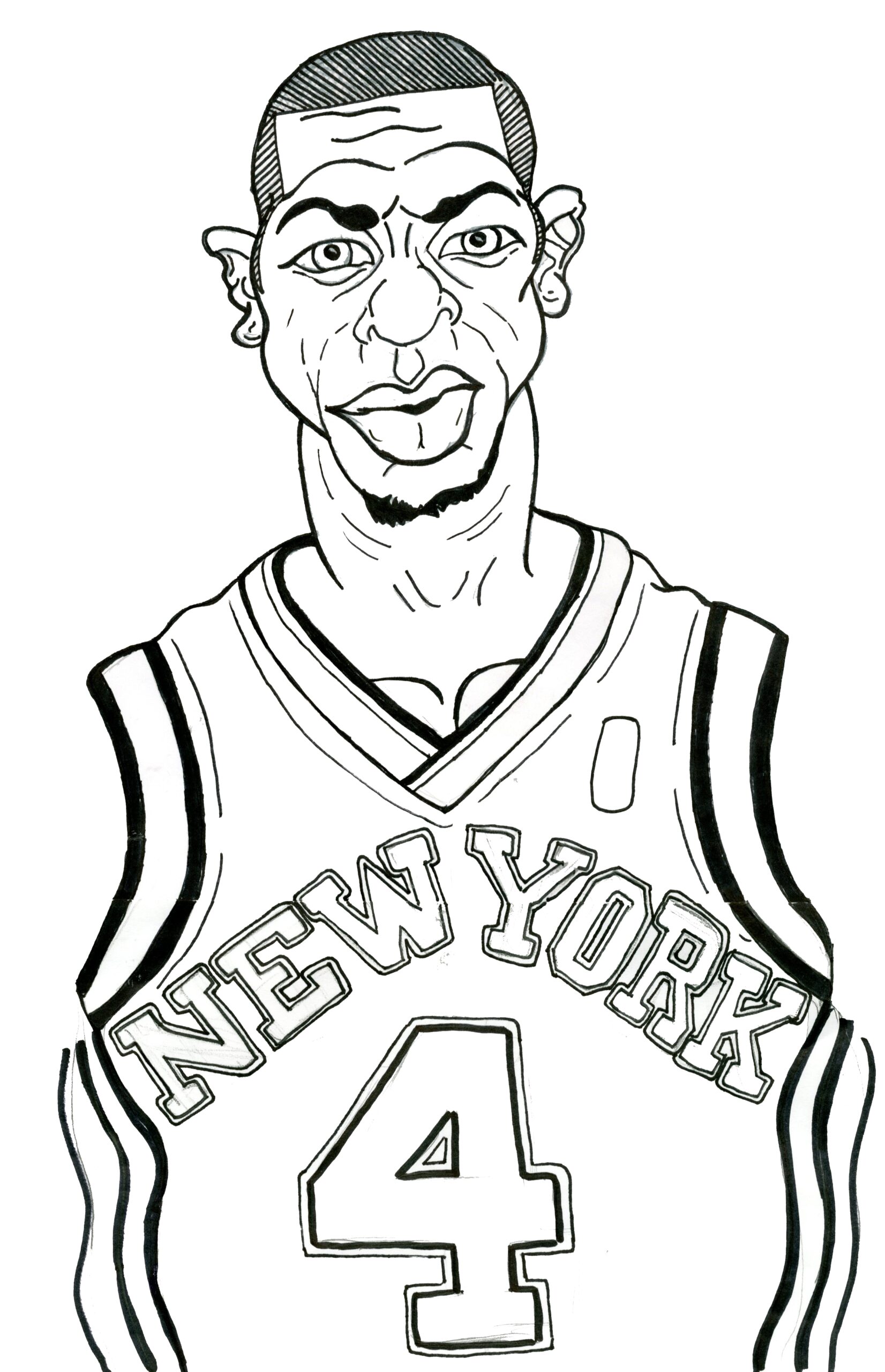 Basketball Coloring Pages Nba Players At GetColorings Free 