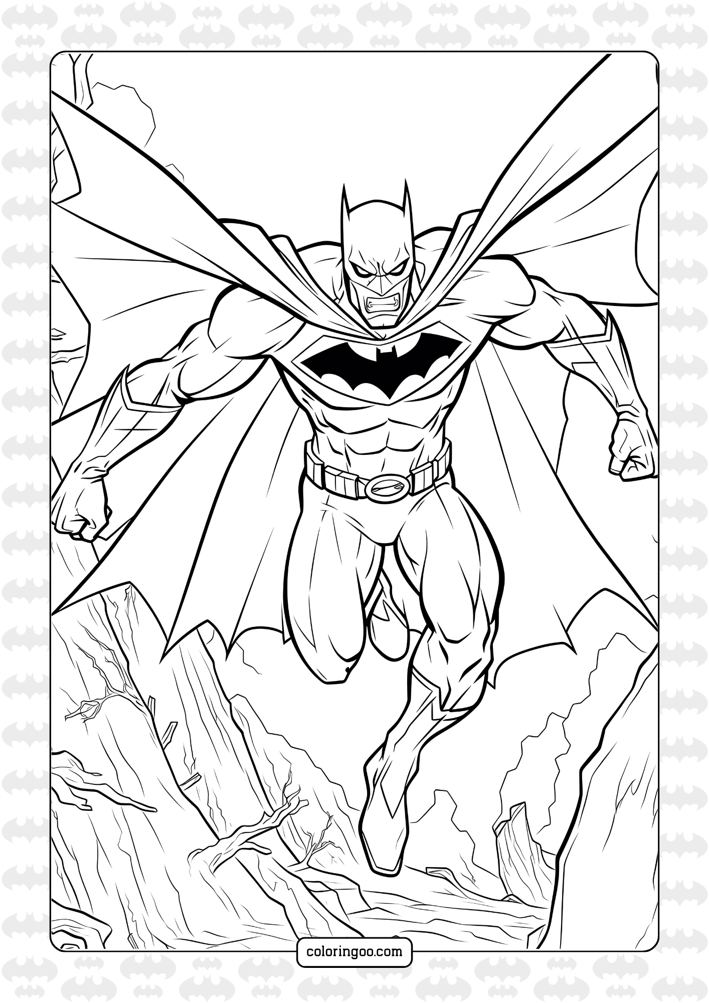 Batman Coloring Page