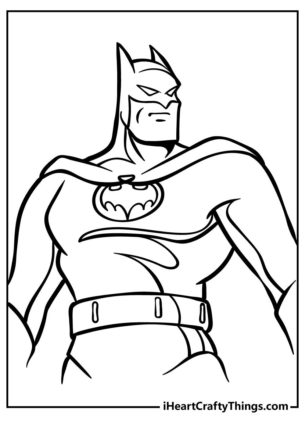 coloring book pages batman