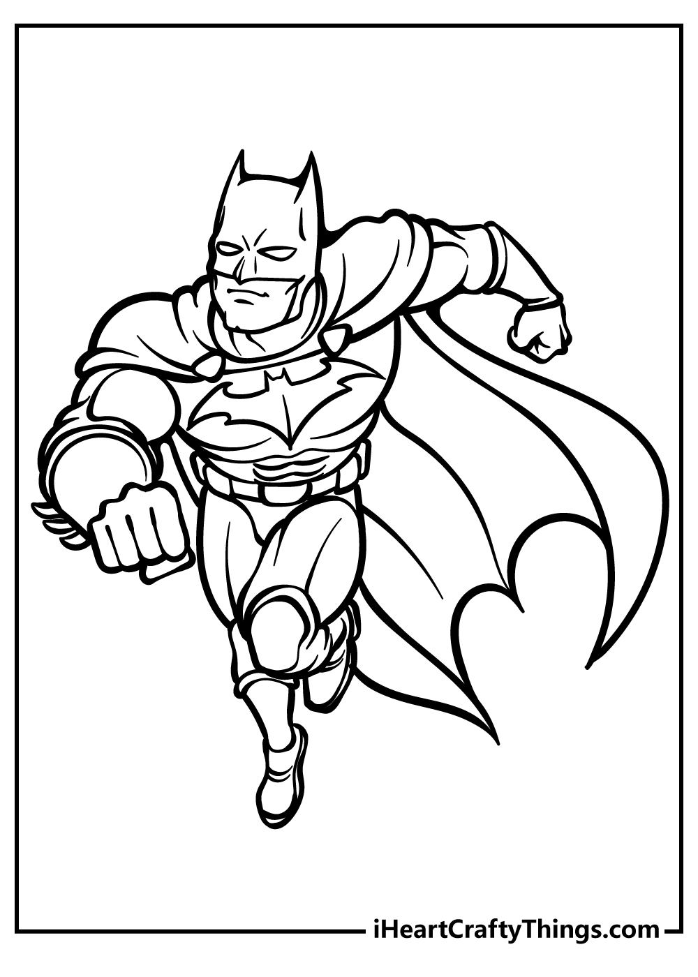 Batman Coloring Pages Free Printable Fun For All Ages