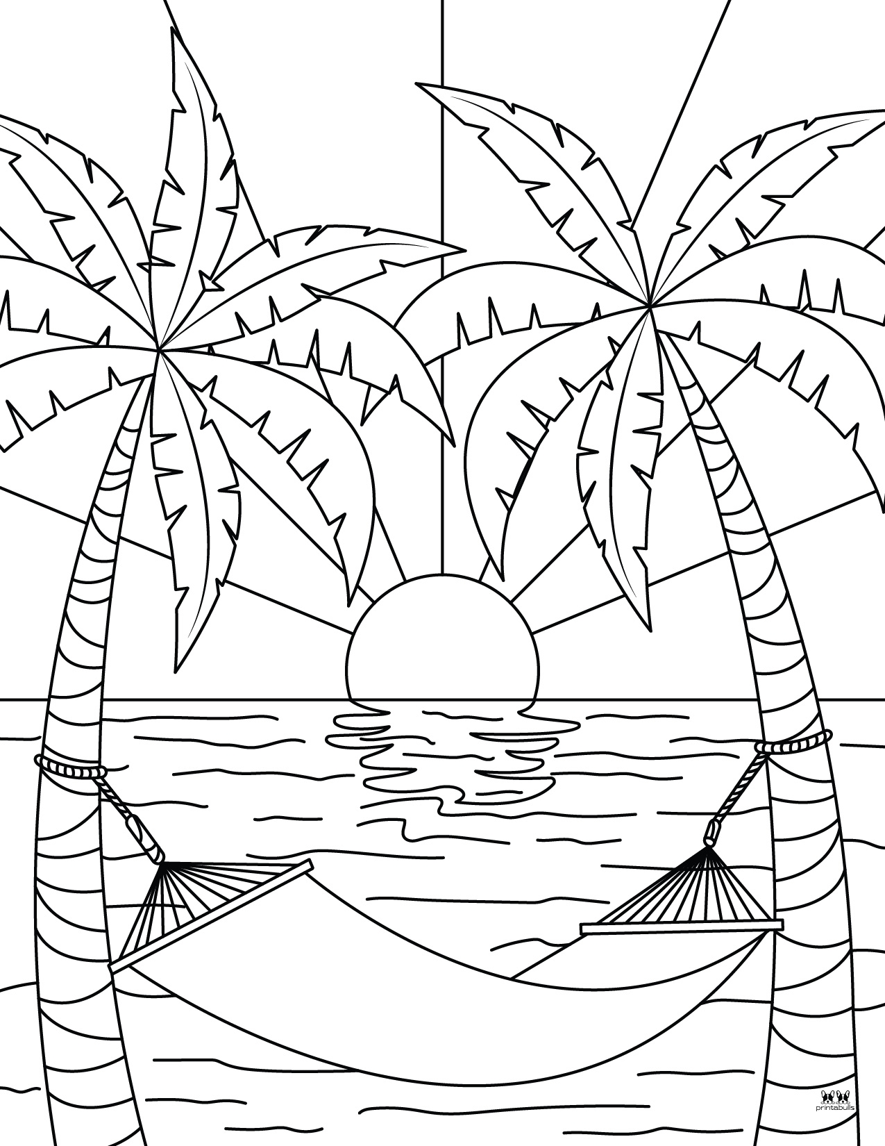 Beach Coloring Pages 25 FREE Pages Printabulls