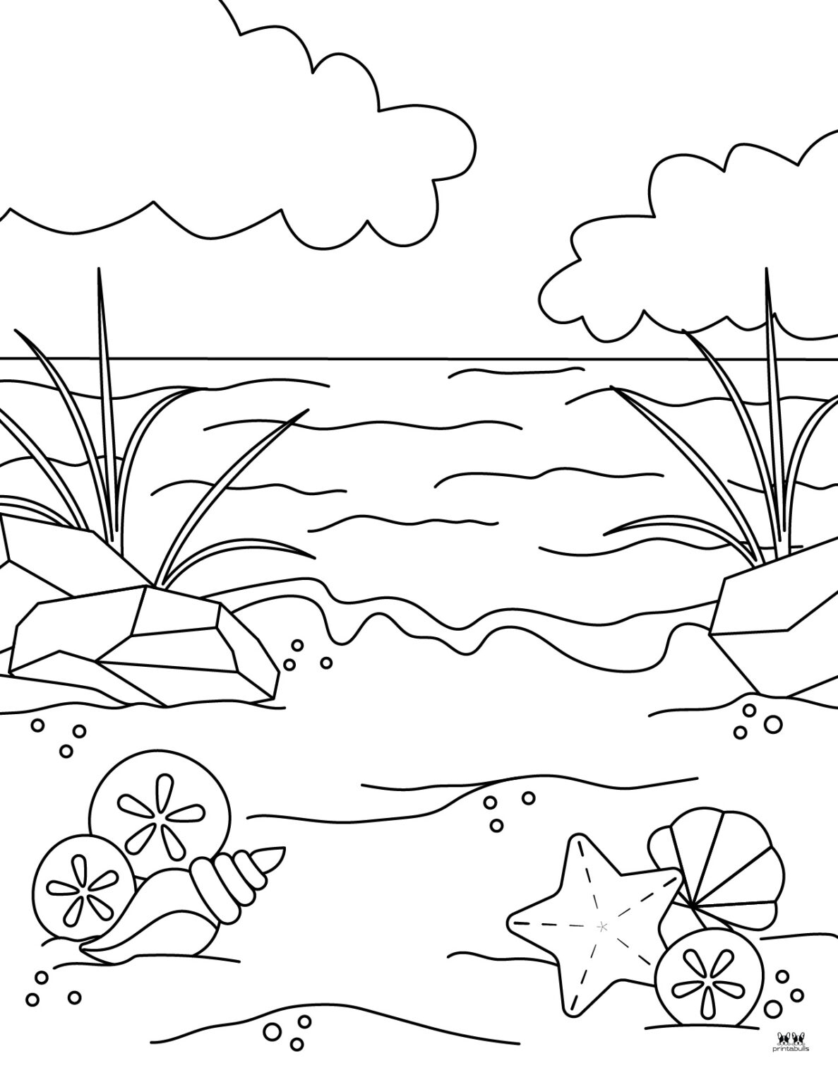 Beach Coloring Pages 25 FREE Pages Printabulls
