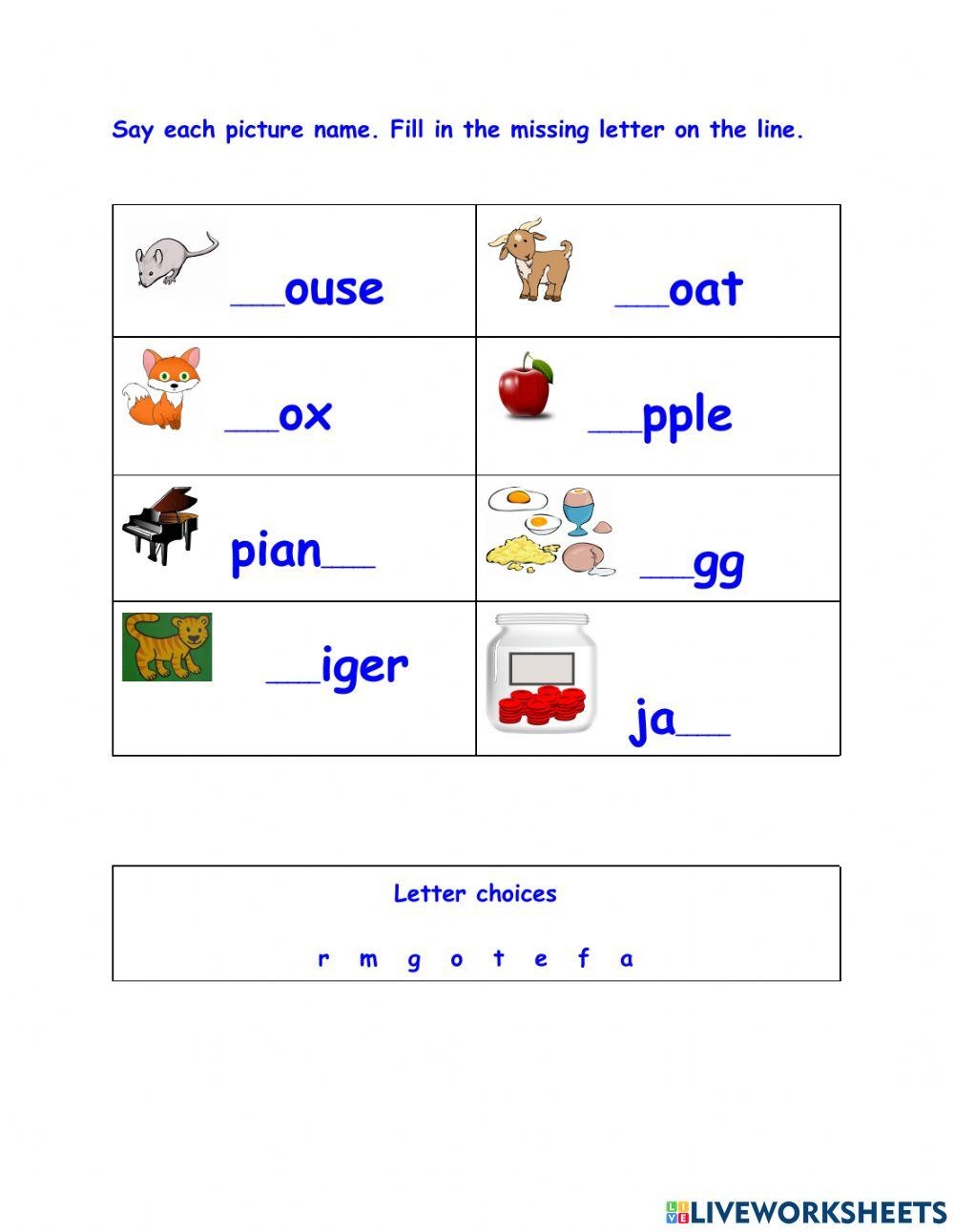 beginning sounds worksheet beginning sounds worksheet