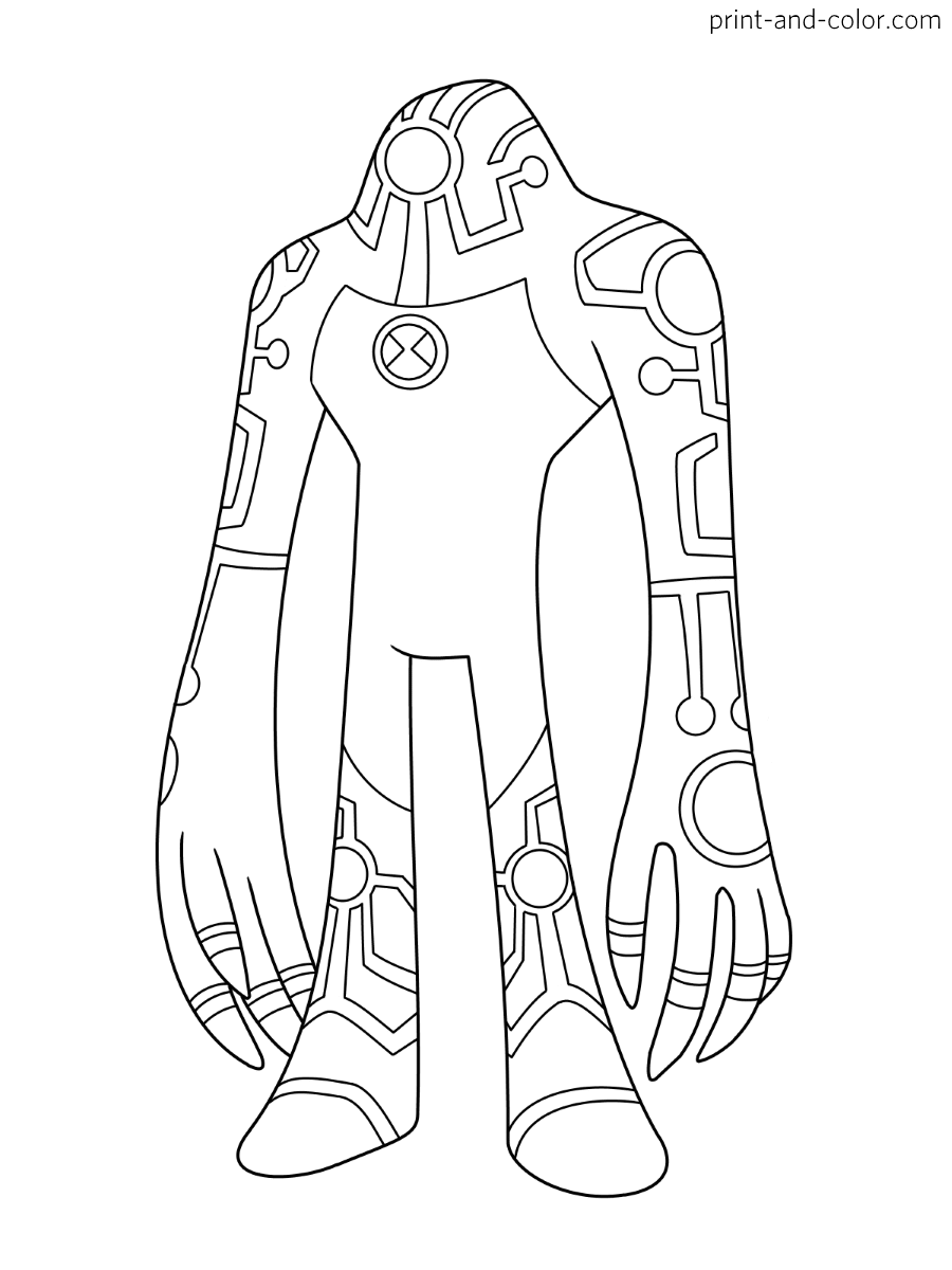 ben 10 coloring pages