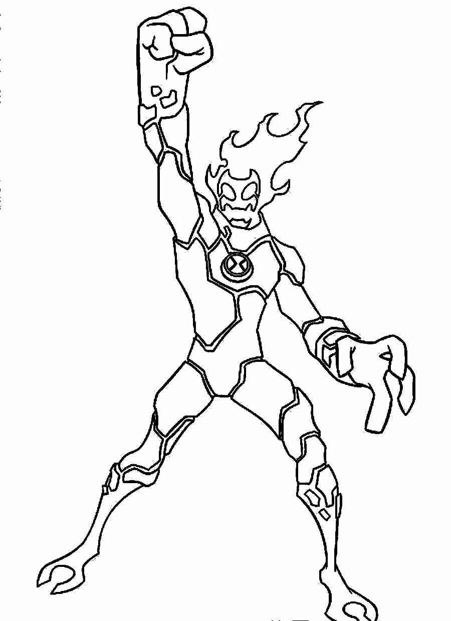 Ben 10 Printable Coloring Pages At GetDrawings Free Download