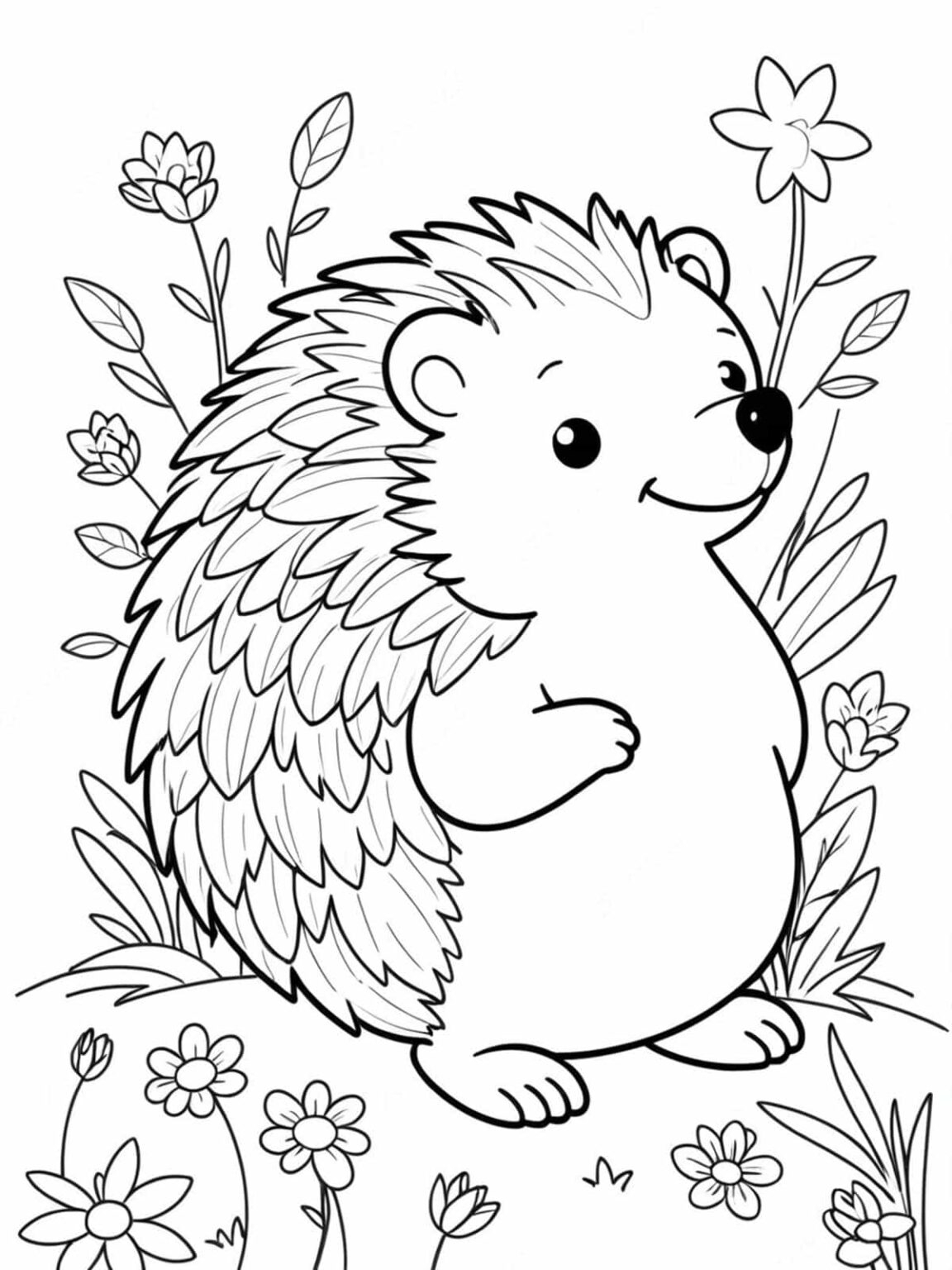 Best 20 Printable Hedgehog Coloring Pages For Kids 