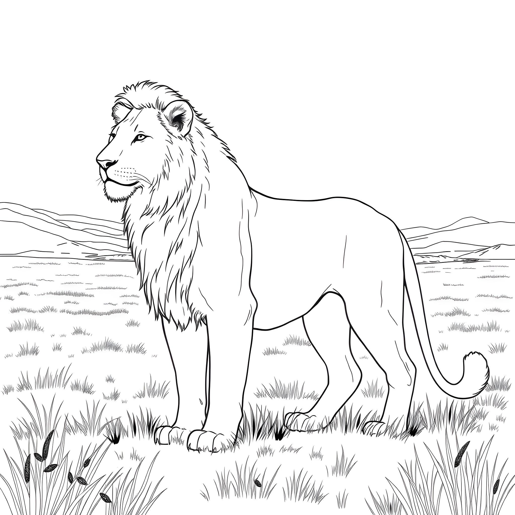 Best Lioness Coloring Pages Free Printable PDF 