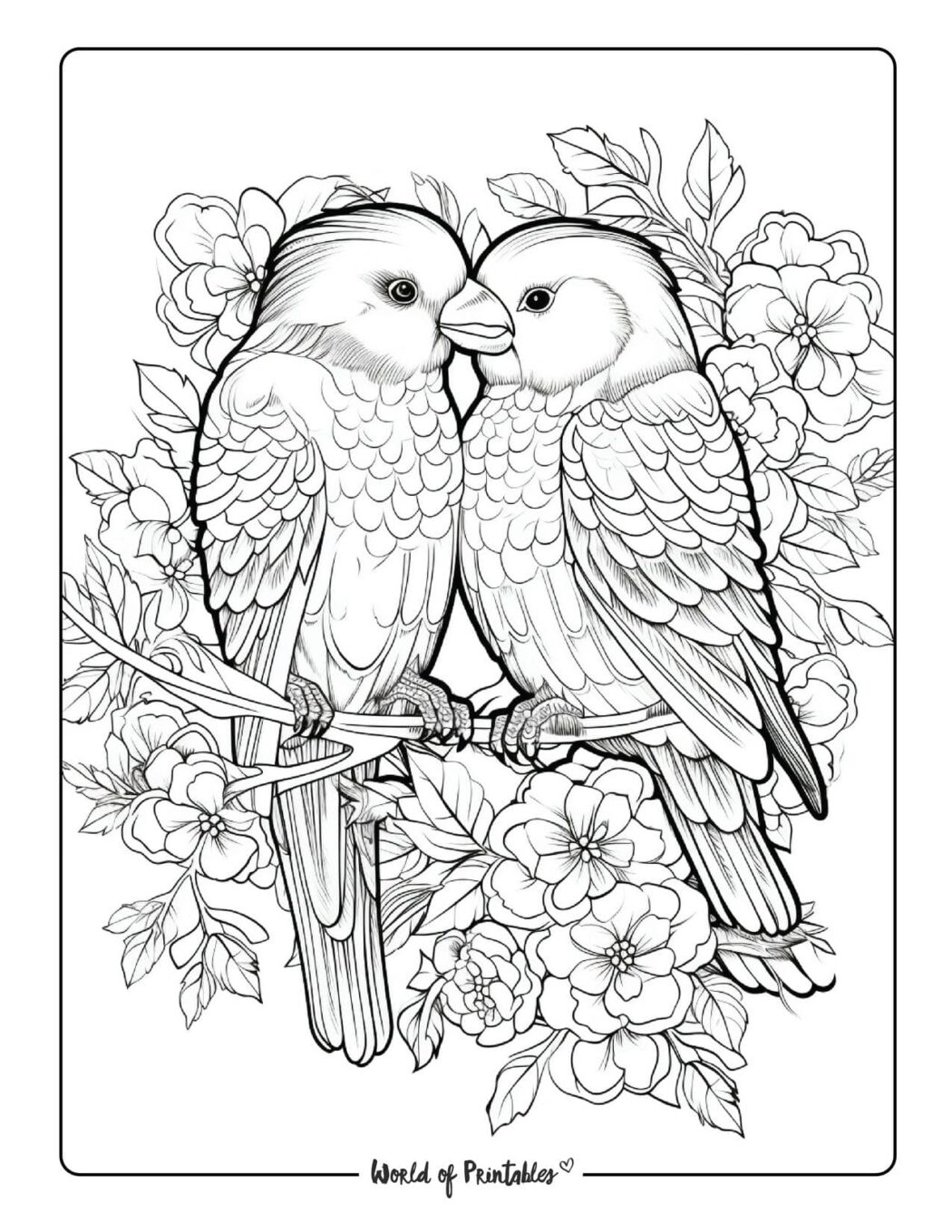 Bird Coloring Pages World Of Printables