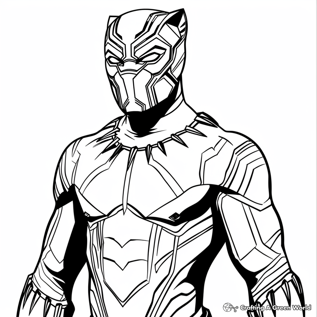 Black Panther Coloring Pages Free Printable Black Panther Coloring Pages Free Printable