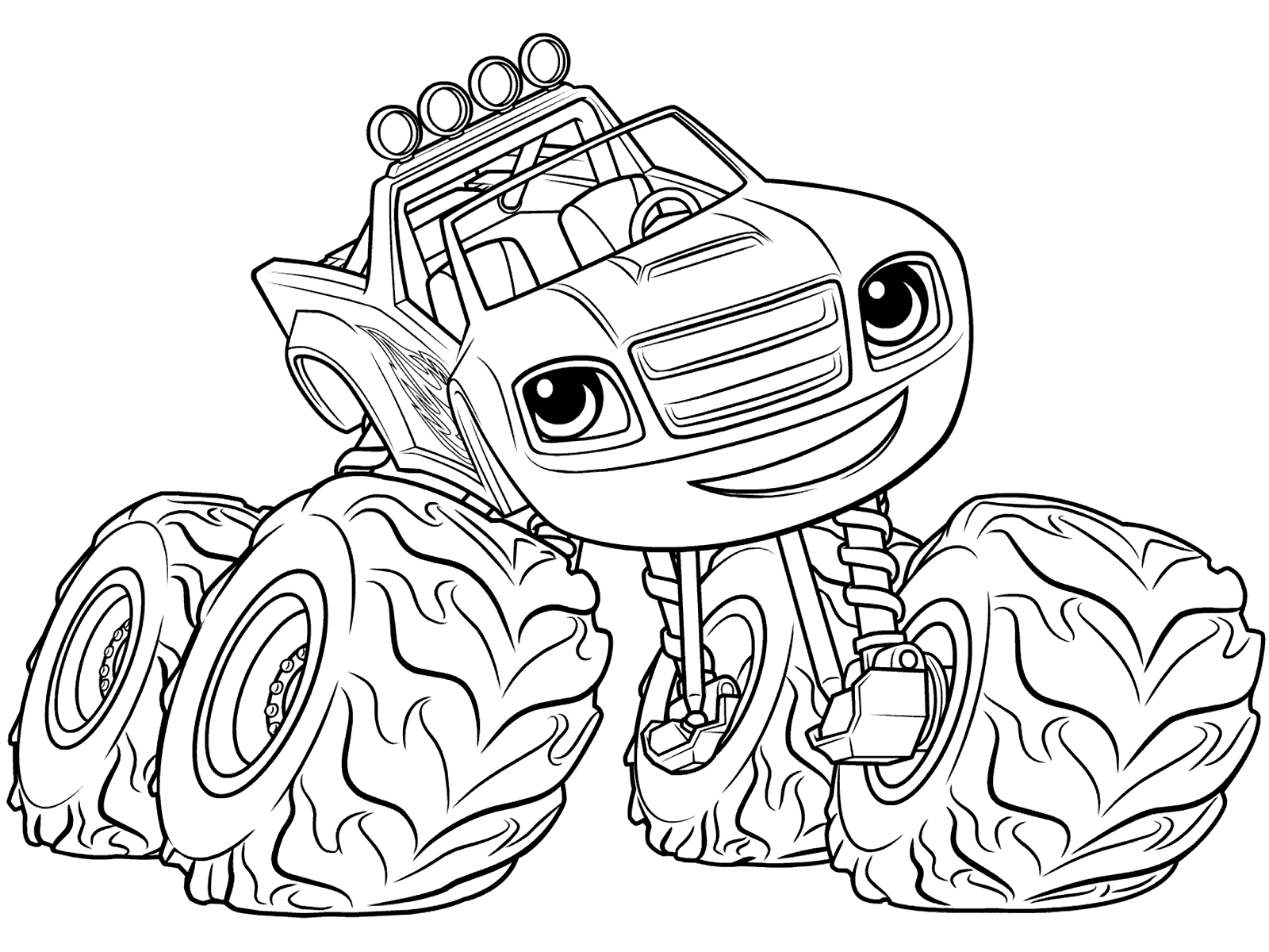 Blaze And The Monster Machines Coloring Pages To Print At GetDrawings 