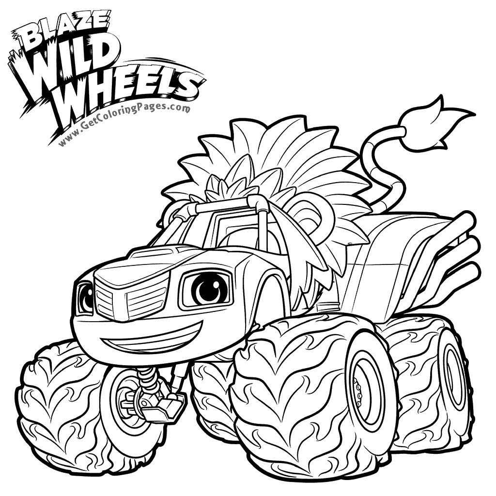 Blaze Coloring Pages At GetDrawings Free Download