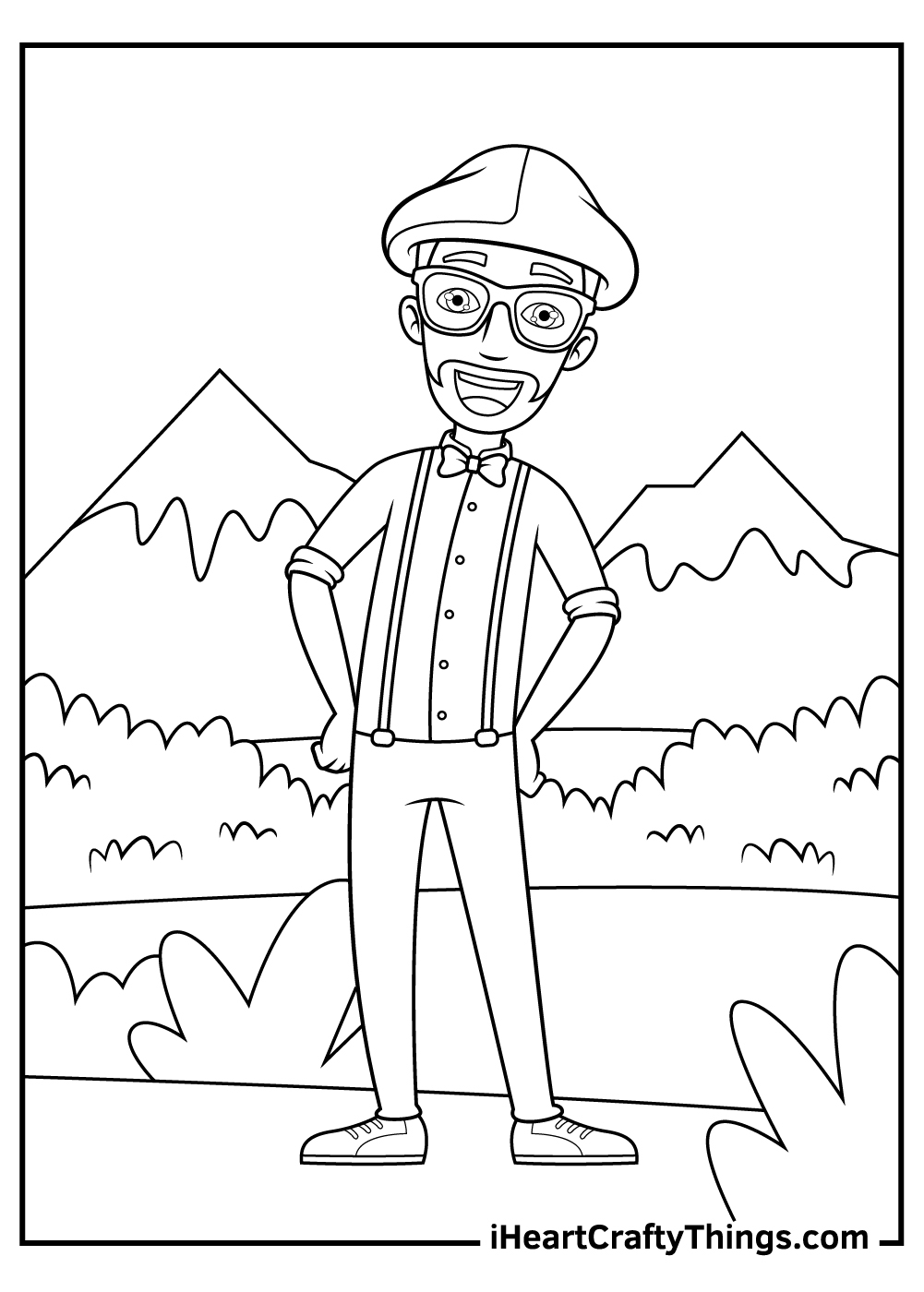 Blippi Coloring Pages