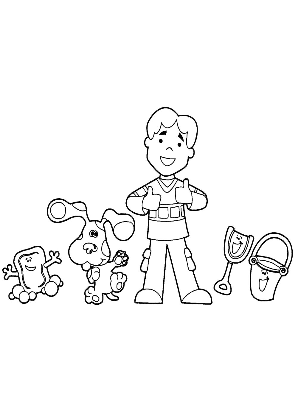 Blue 39 s Clues Coloring Pages