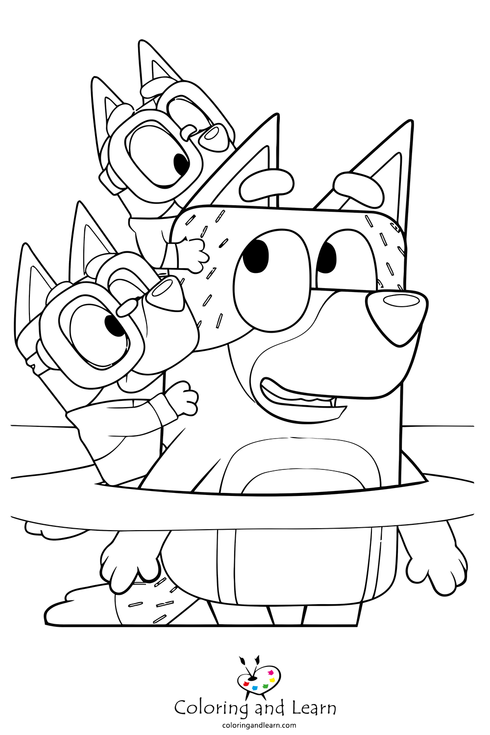 Bluey Coloring Pages FREE 2026 Coloring And Learn