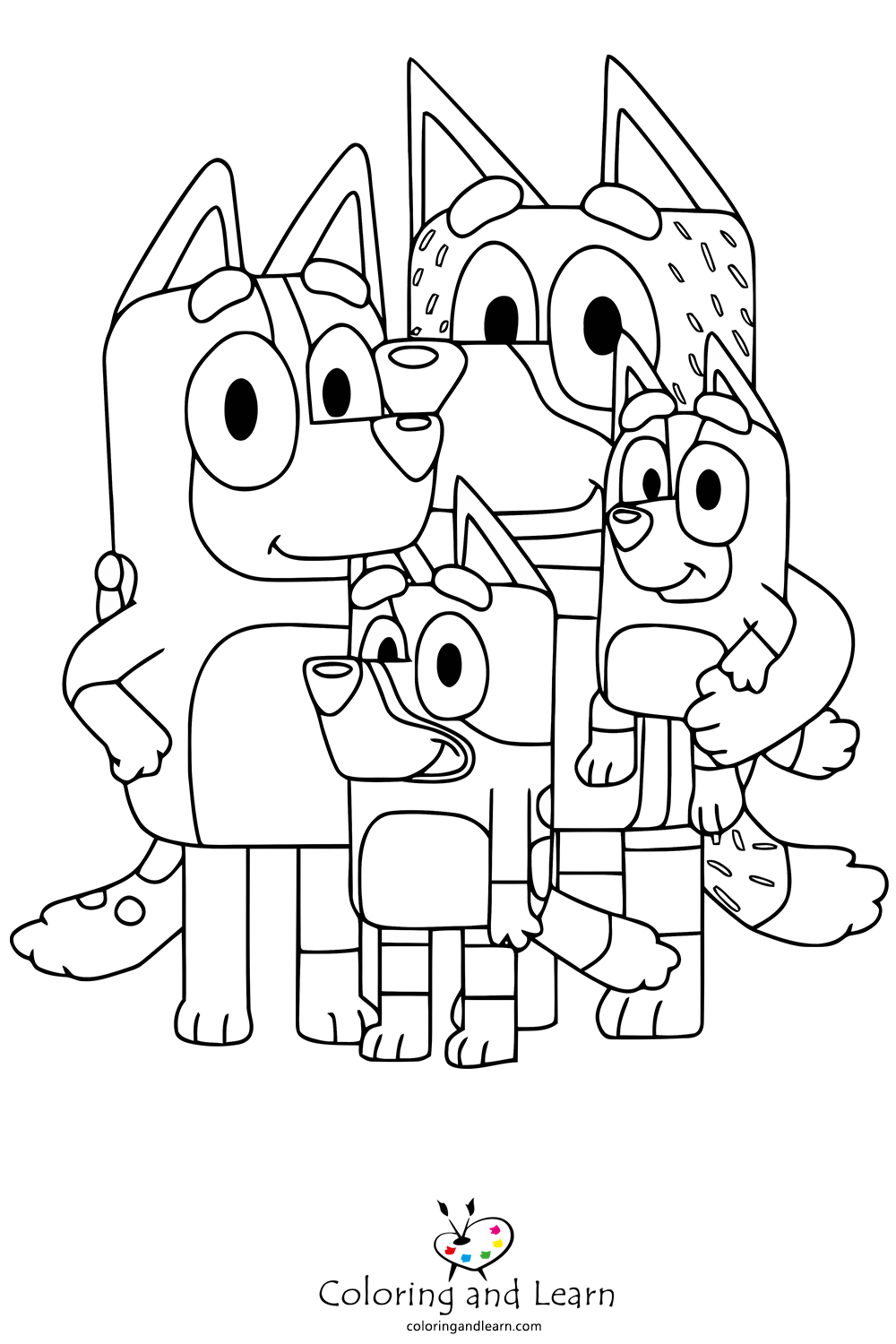 Bluey Coloring Pages FREE 2026 Coloring And Learn