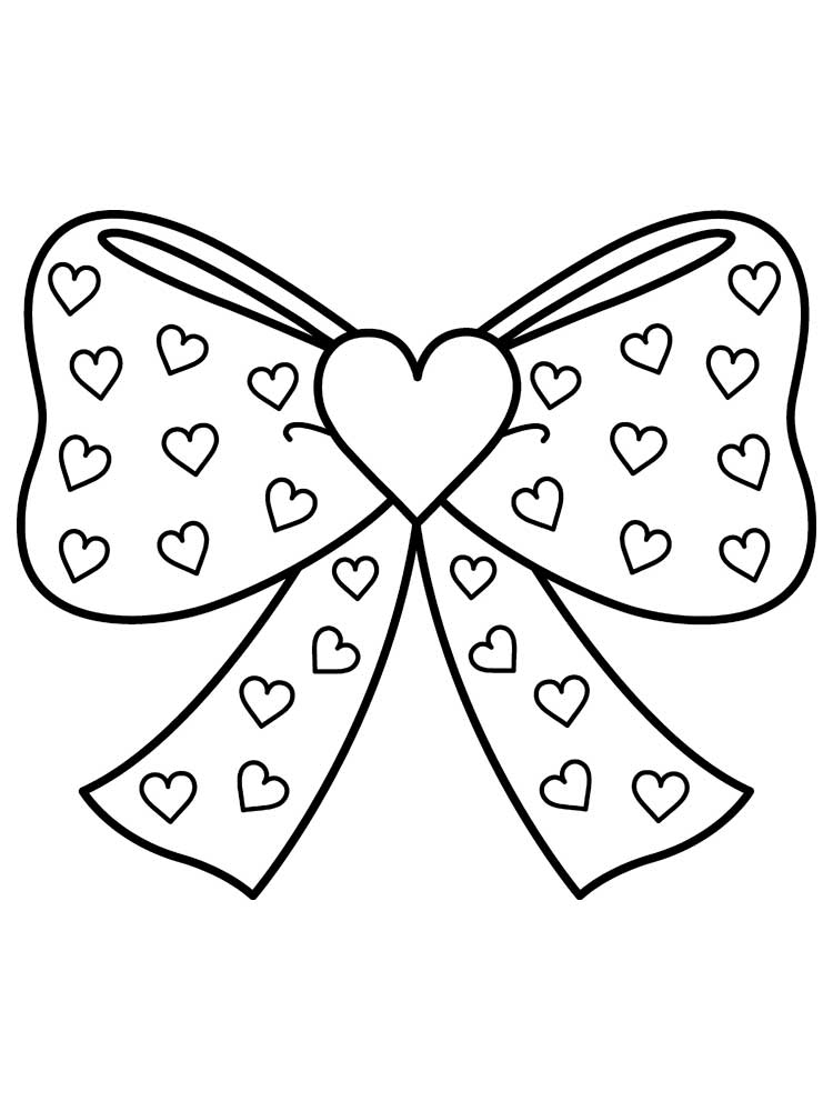 Bows Coloring Pages Best Coloring Pages For Kids