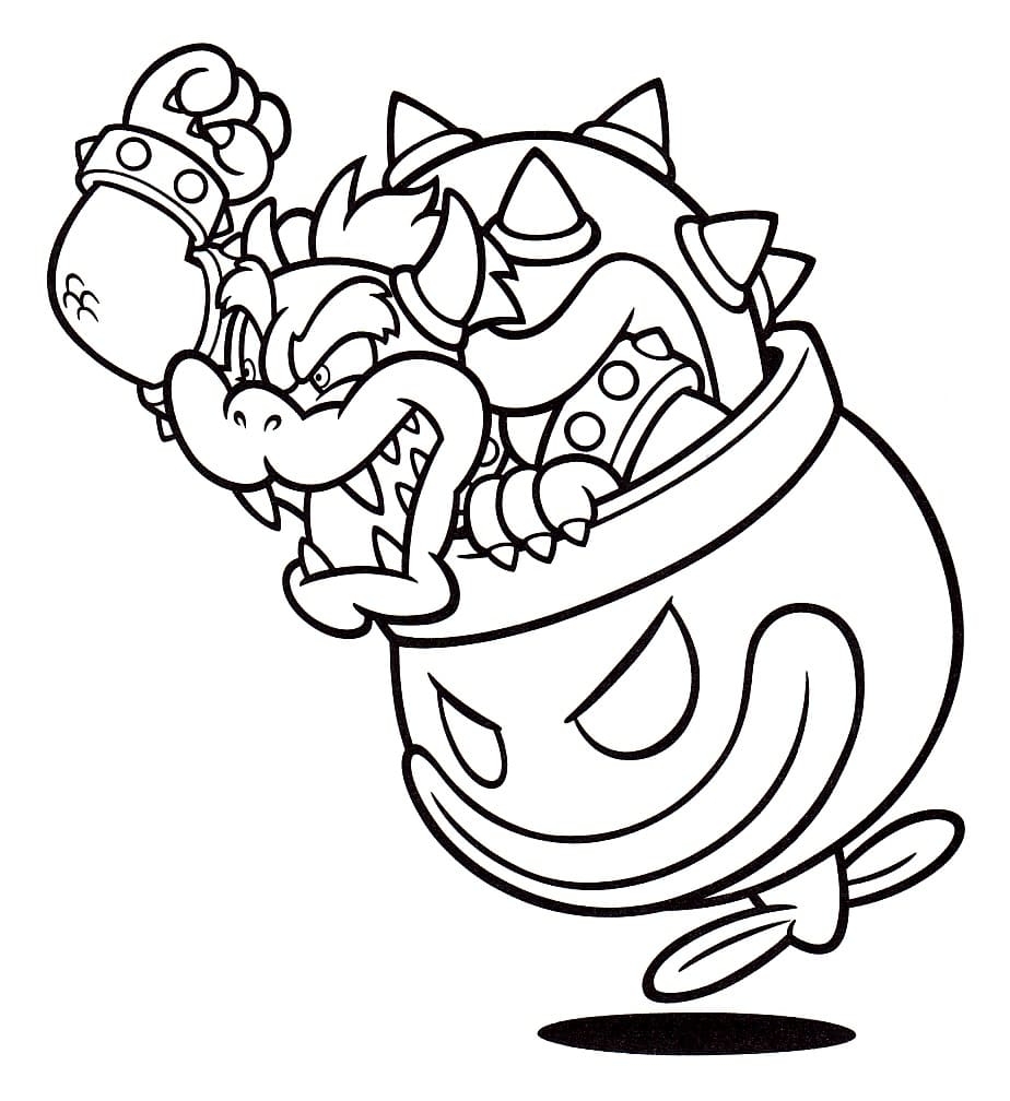 Bowser Coloring Pages