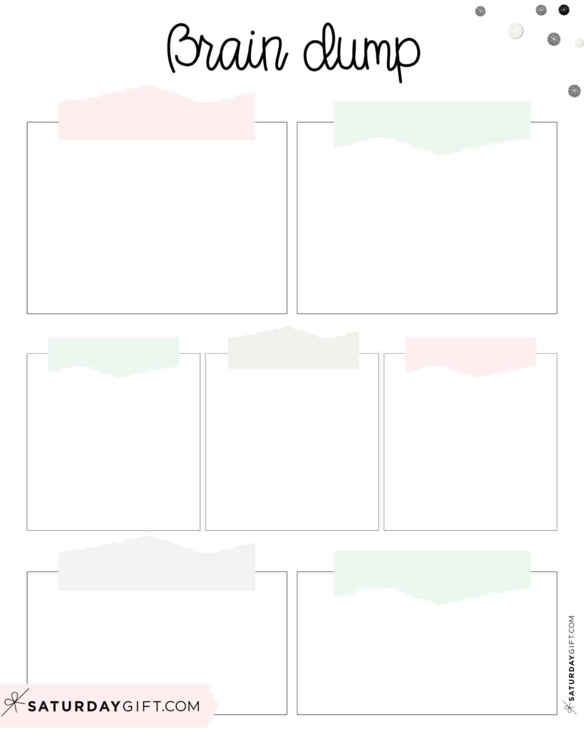 brain dump worksheet brain dump worksheet