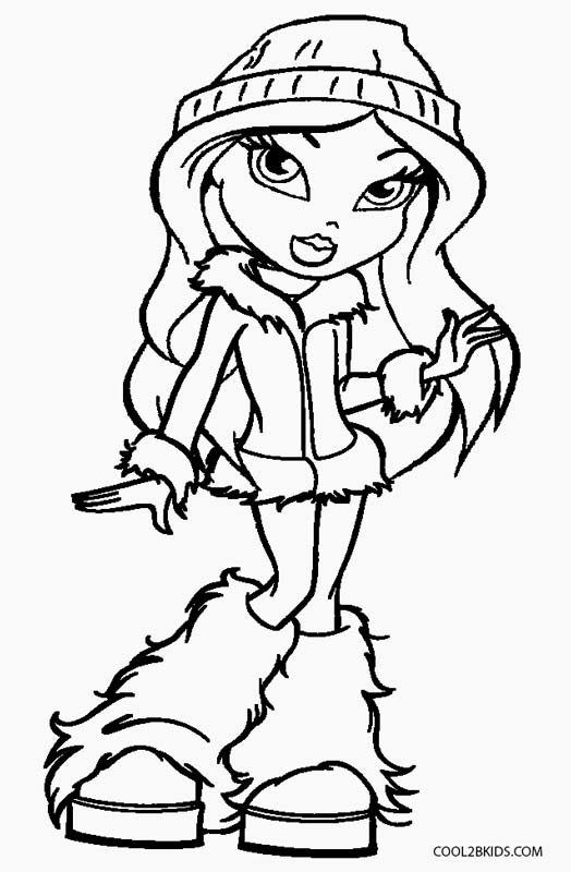 Bratz Dolls Coloring Pages Printable 2025 