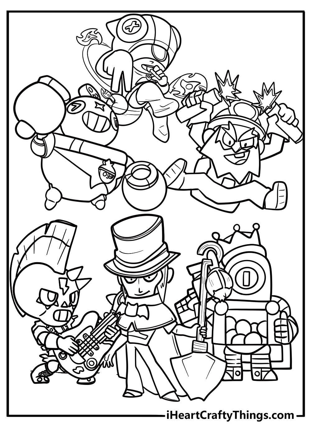 Brawl Star Coloring Pages Gale Et Nani Brawl Stars Coloring Page Brawl Star Coloring Pages Gale Et Nani Brawl Stars Coloring Page