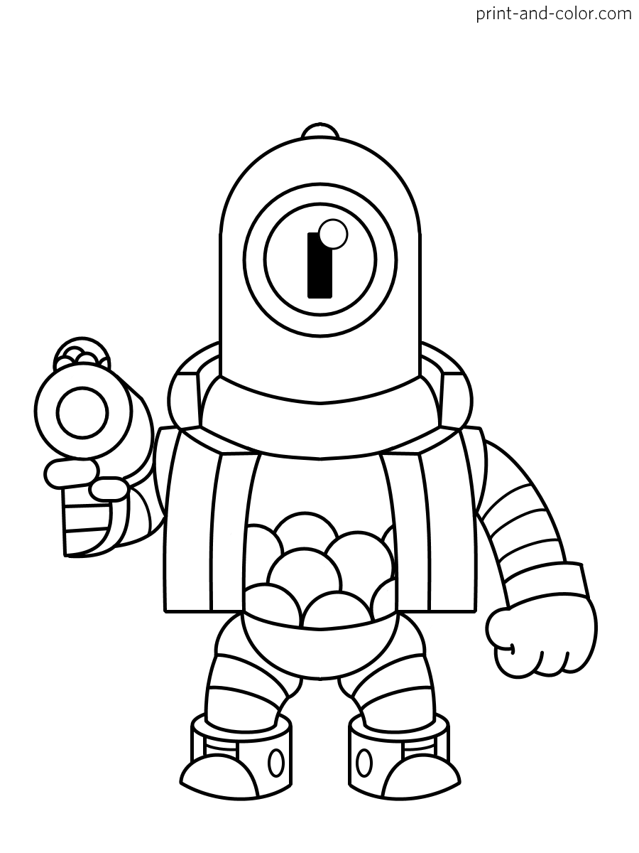 Brawl Stars Coloring Pages Print And Color Brawl Stars Coloring Pages Print And Color