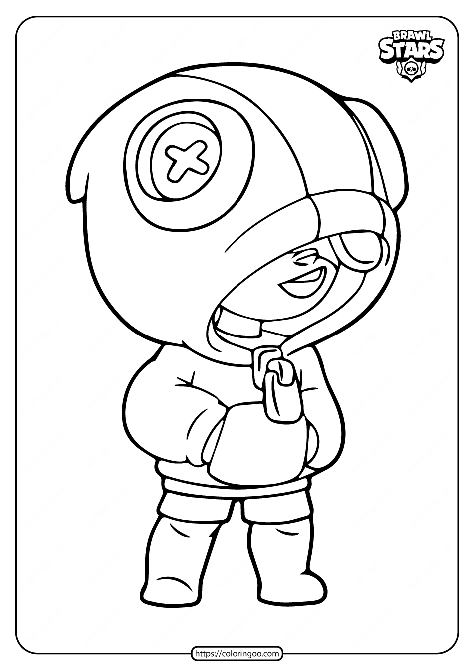 Brawl Stars Leon Default Skin Coloring Pages Brawl Stars Leon Default Skin Coloring Pages