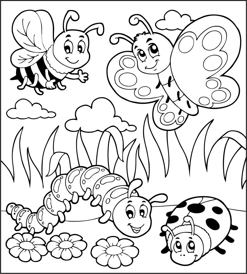 Bugs Online Coloring Page HiColoring Bugs Online Coloring Page HiColoring