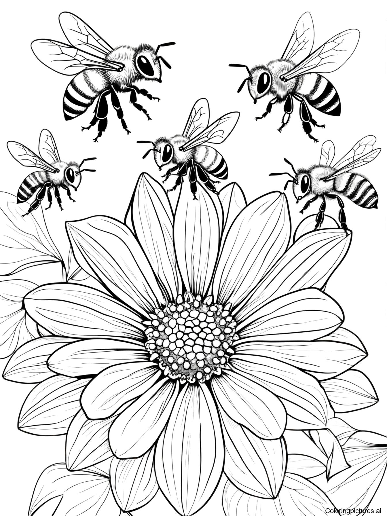 Bumble Bee Free Printable Coloring Page Bumble Bee Free Printable Coloring Page