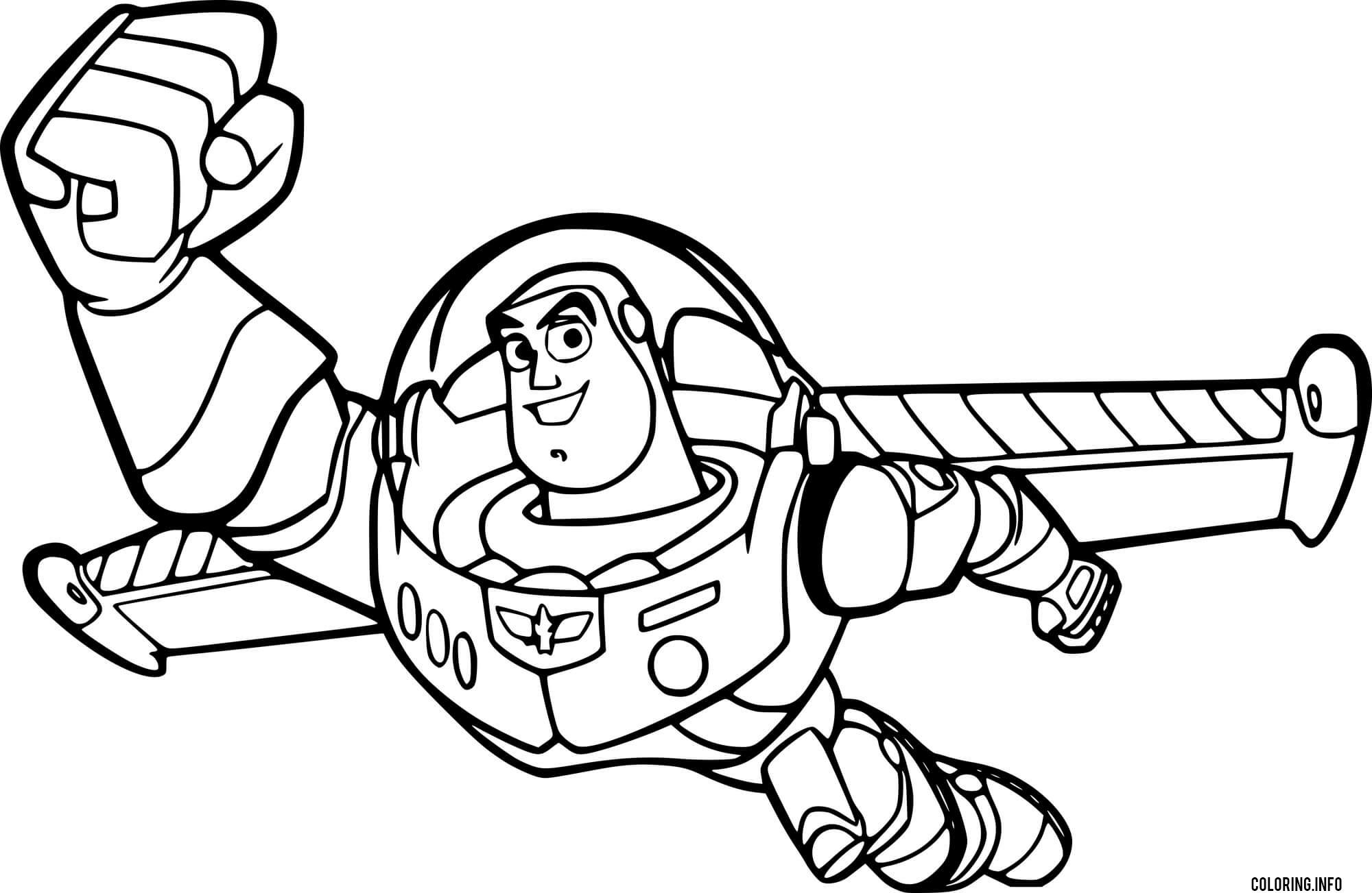 buzz lightyear coloring page