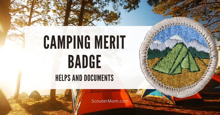 camping merit badge worksheet