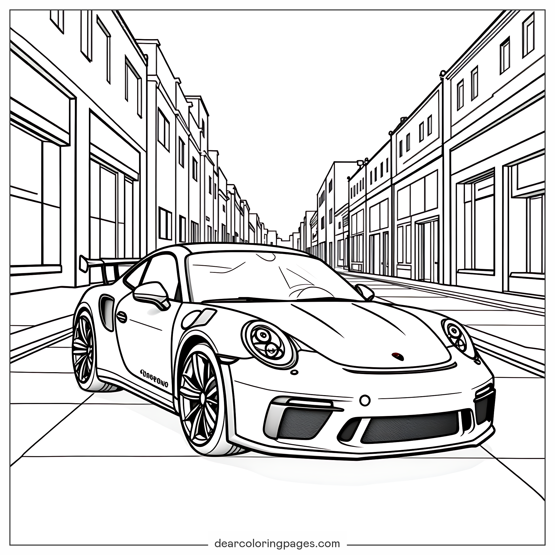 Car Coloring Pages 39 Free Printable Coloring Pages