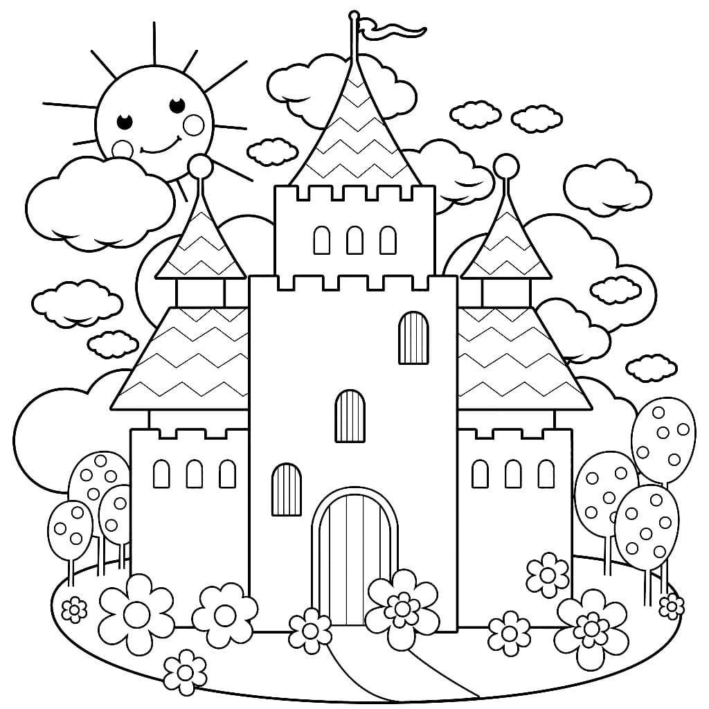 Castle Coloring Pages 100 Printable Coloring Pages