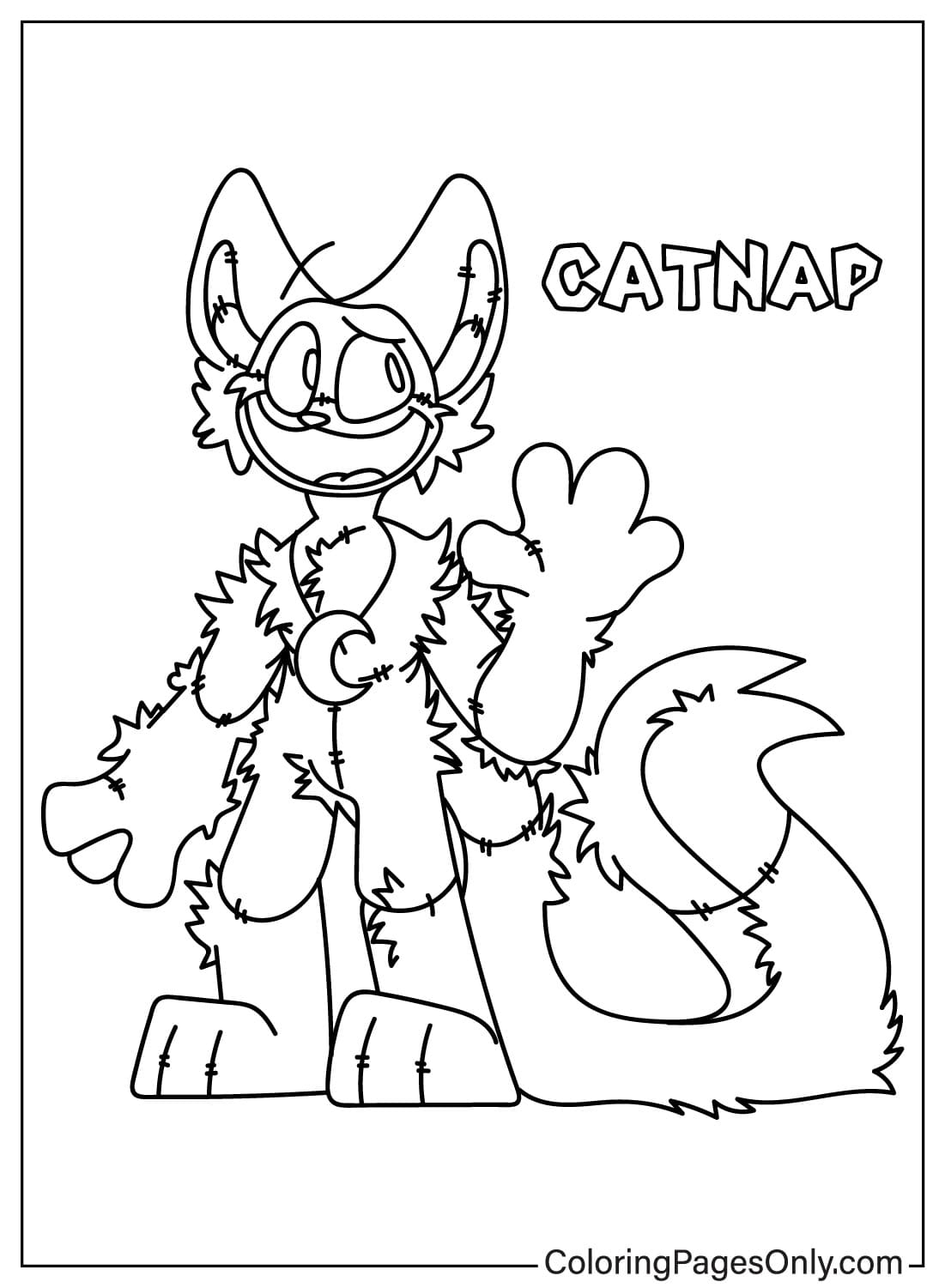 CatNap Coloring Page Free Printable Coloring Pages CatNap Coloring Page Free Printable Coloring Pages