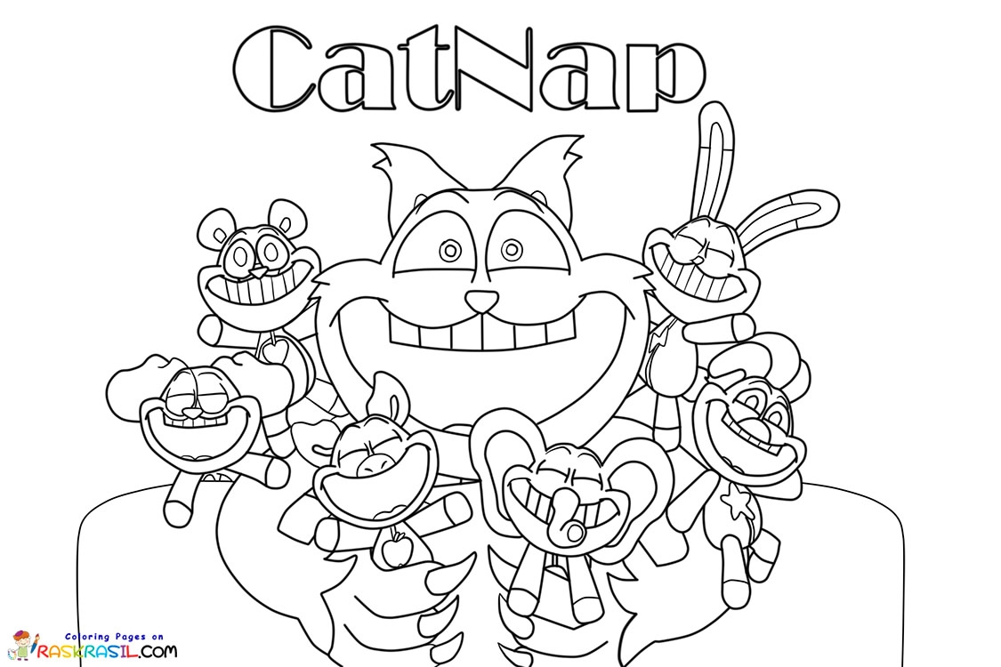 catnap coloring page catnap coloring page