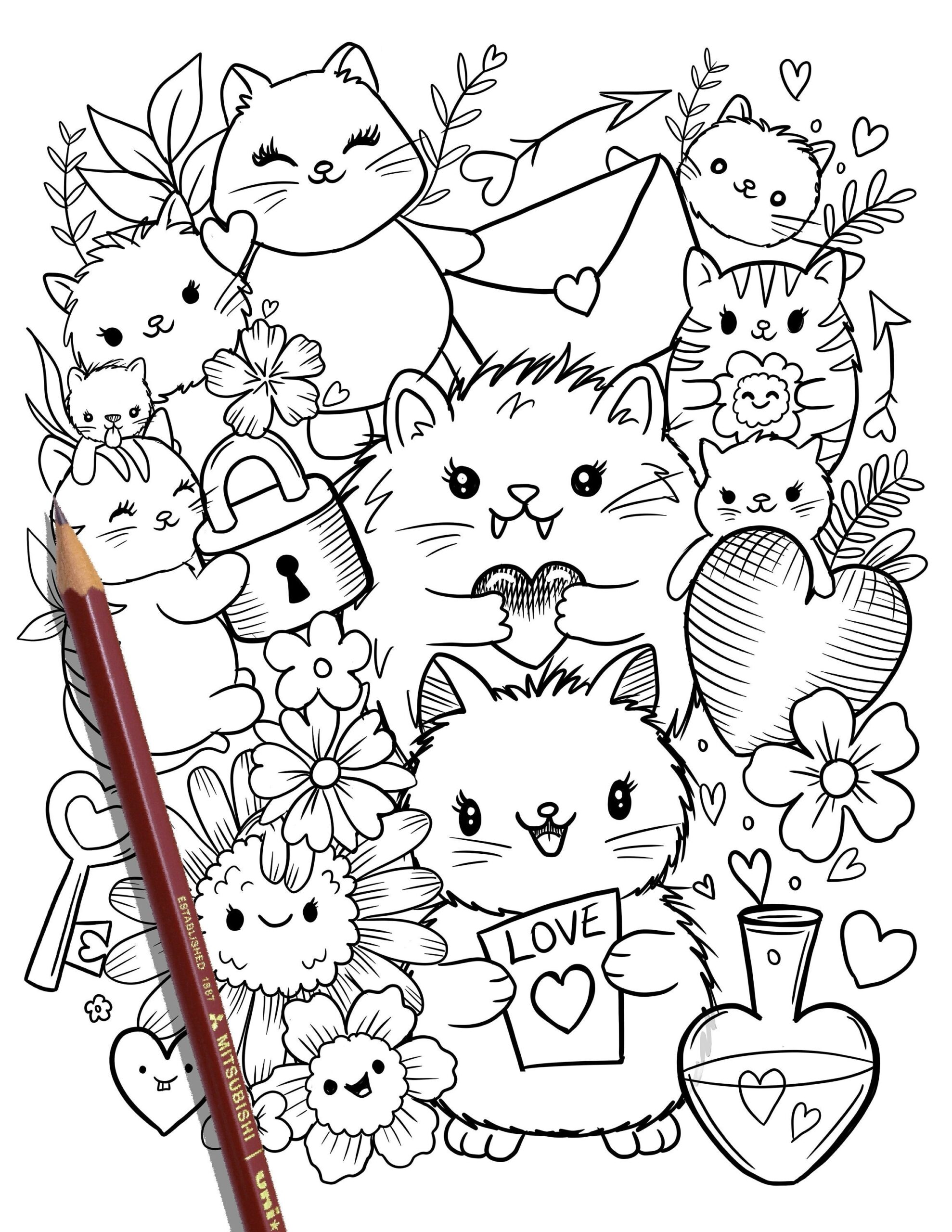 Cats Coloring Pages