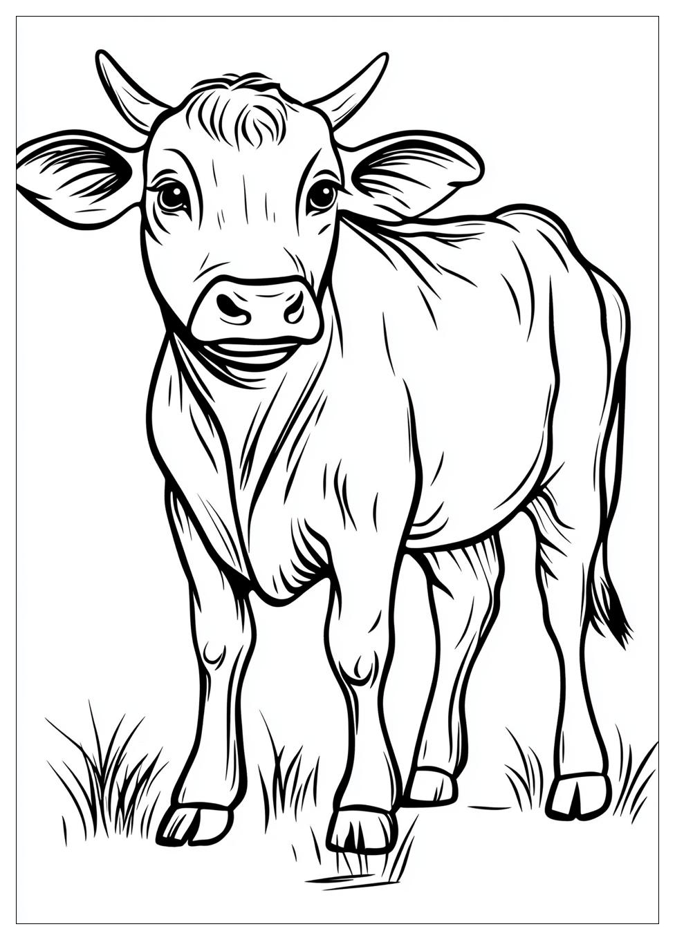 Cattle Coloring Pages Fun Educational And Creative CrayonAZ Com