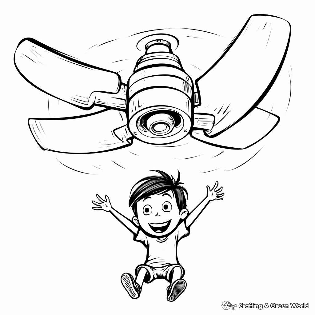 Ceiling Fan Coloring Pages 2025 